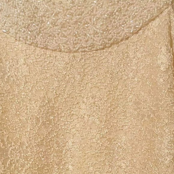 Women's dress 12P Jessica Howard Cream with Black semi-formal Very goodcondition - Picture 8 of 8